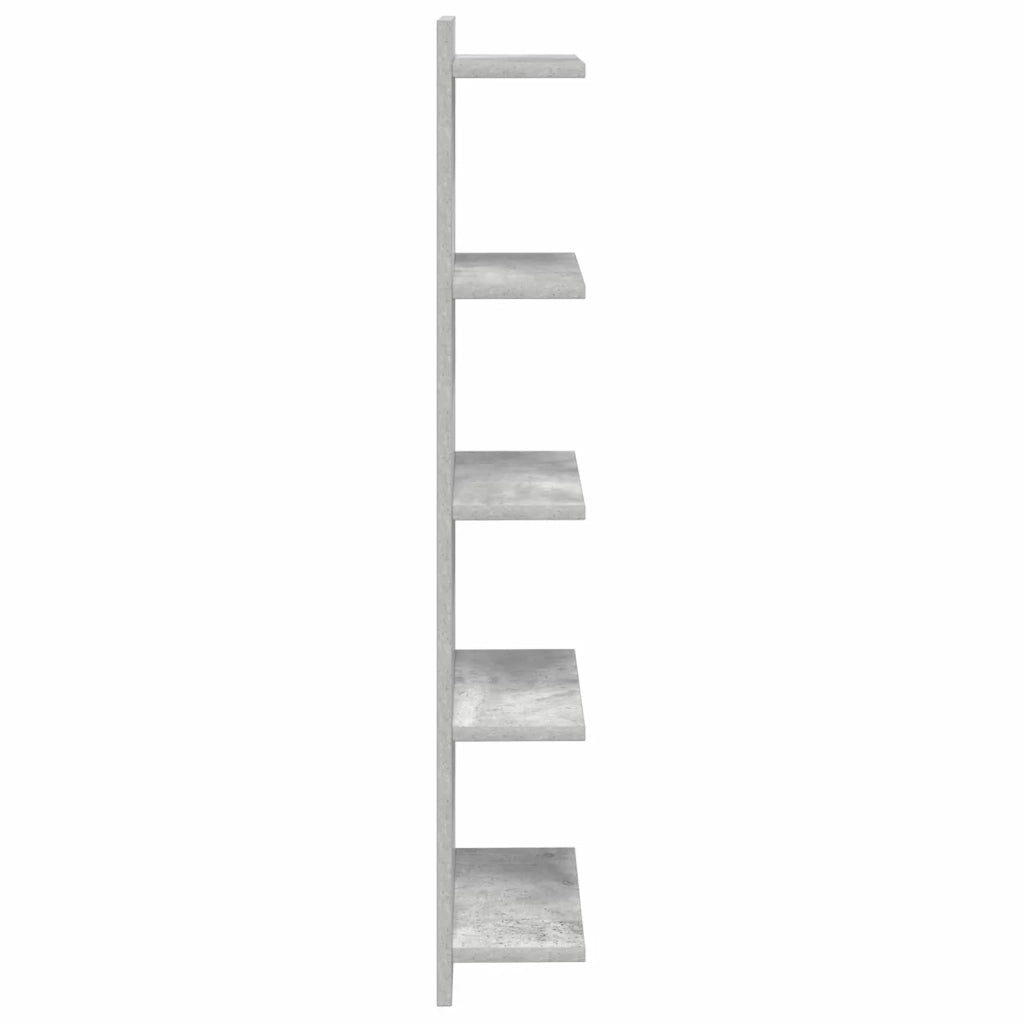 Scaffale da parete Grigio Cemento 30 x 15 x 100 cm 8012402