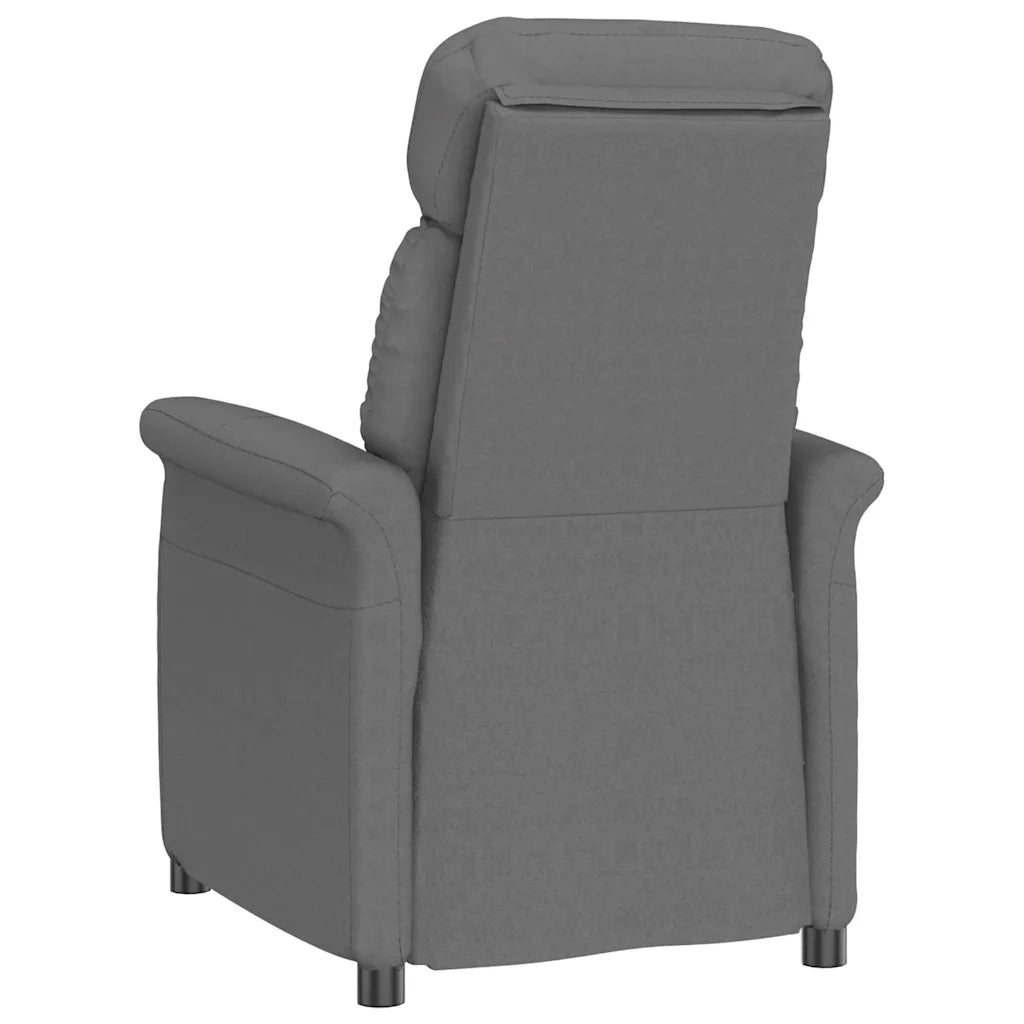 Poltrona | Sedia Relax Grigio scuro Microfibra