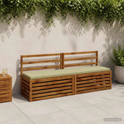 Cuscini per Panchina a 2 Pezzi SOEST 2 pz 100% Poliestere 949141