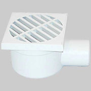 CHIUSINO SCARICO LATERALE ORIENTABILE  100 x 100 uscita 50 H 80 mm     STAMPLAST