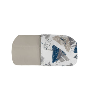 Trapuntino Matrimoniale 100gr con Stampa in Microfibra Urban Blu