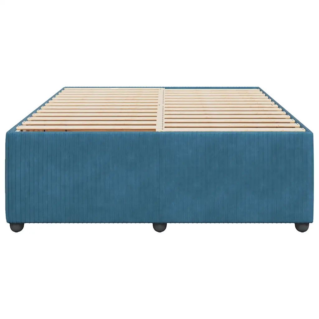 Giroletto Blu 160x200 cm in Velluto 3285022