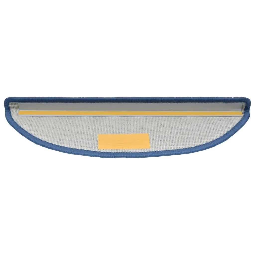 Tappetini per scale 10 pz 56x17x3 cm blu semicircolari 149749