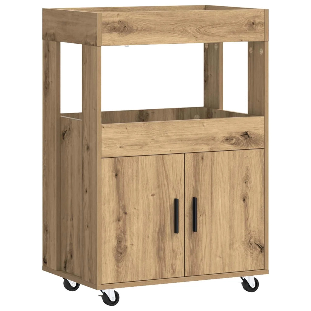 Carrello da Bar Rovere Artigianale 60 x 39.5 x 89 cm 8015685