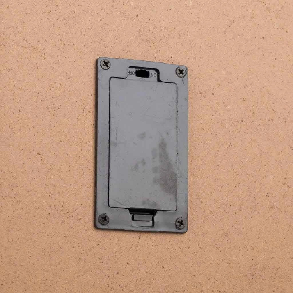 Placca da muro luminosa in plastica blu 43x64x10h