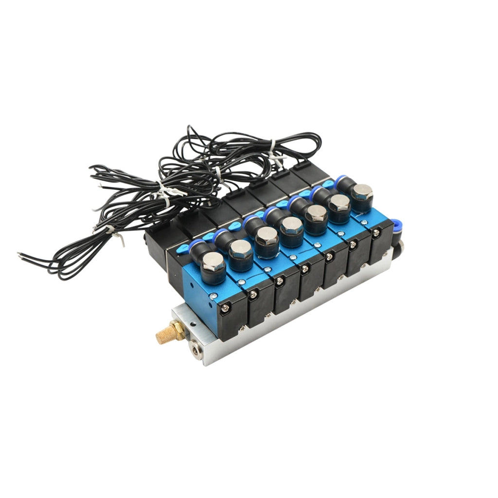 Scatola elettrovalvola verricello CD Trattore forestale 12V 5 chiusi, 2 aperti