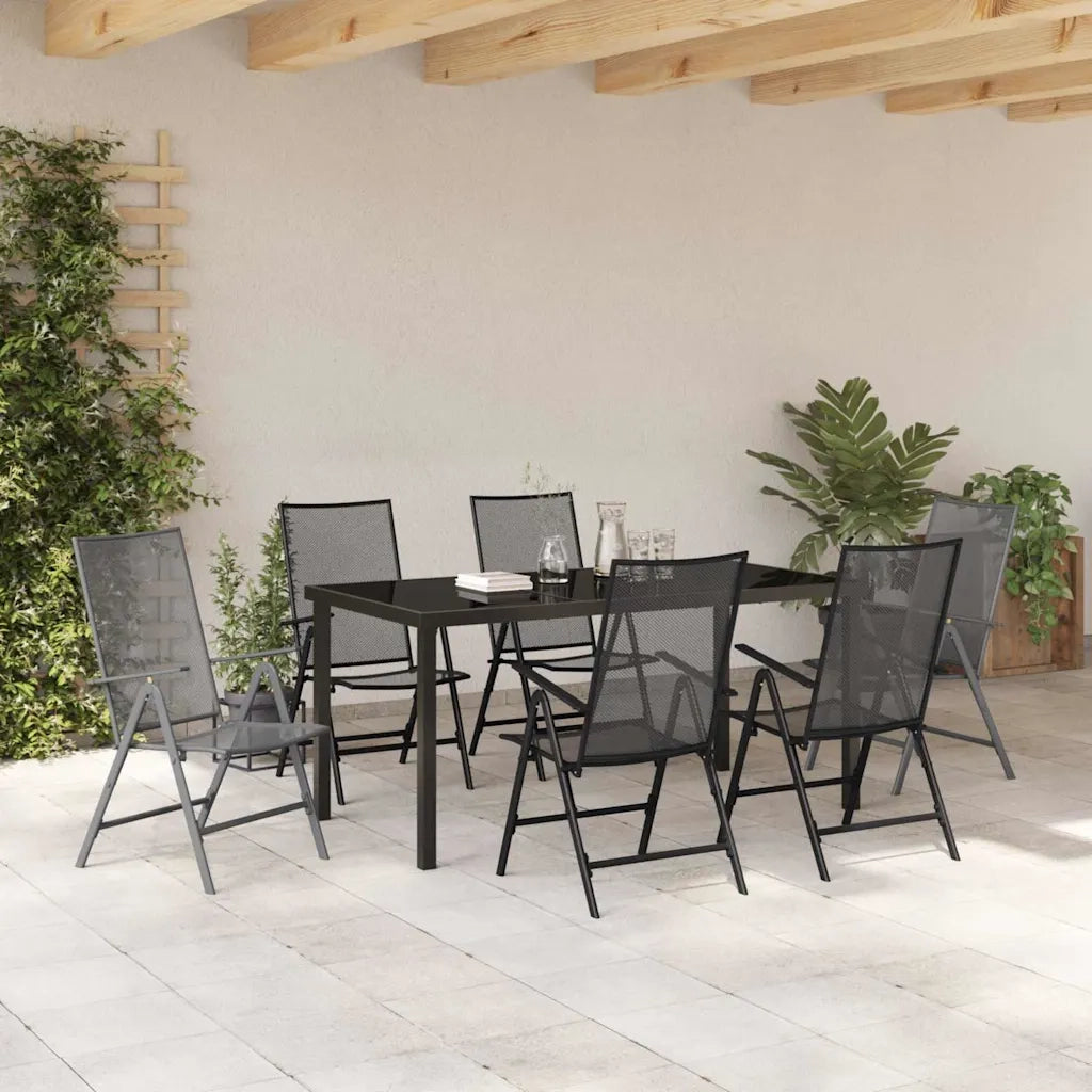 Set da Pranzo per Giardino 7 pcs Antracite 3379293