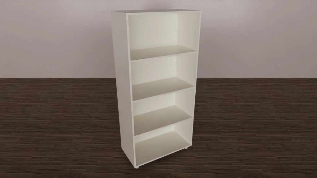 Libreria per archivio a giorno in vari colori in melaminico cm. 80x40x163,6h
