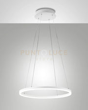 LEO SOSPENSIONE BIANCA A LED 36W 3000K 3780LM D.60CM DIMMERABILE DALI