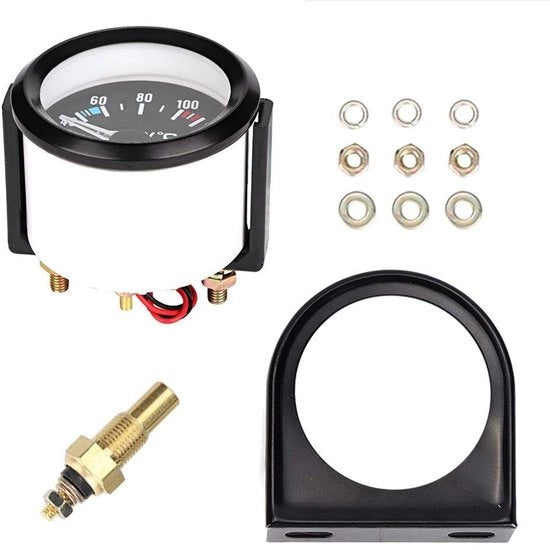 Termometro Acqua 2 Pollici - Visualizzazione Digitale a LED - Raggio di Misura 40-120 Gradi Celsius - Sensor Incluso - Progettazione Professionale