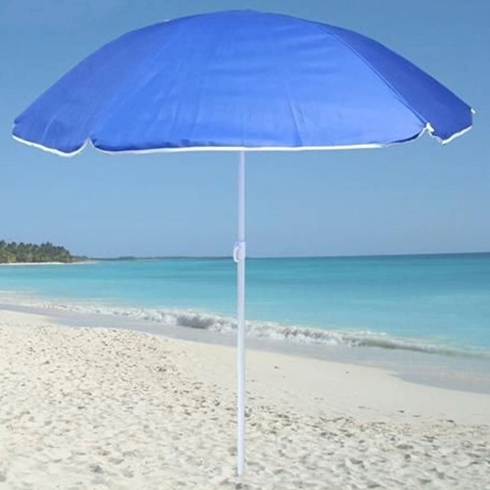 Trade Shop - Ombrellone Mare Spiaggia Scoglio In Tnt ø130x152cm Con 6 Stecche Da 75cm 6 Colori 629604a -