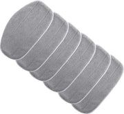 6 pad di riserva per microfibra stoviglie aspirapolvere a vapore Broom Mop - pulizia profonda grigio