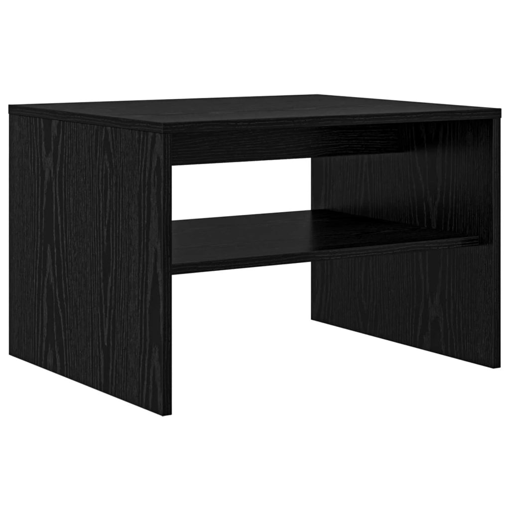 Tavolino da salotto Rovere Nero 60 x 50 x 40 cm 8000269