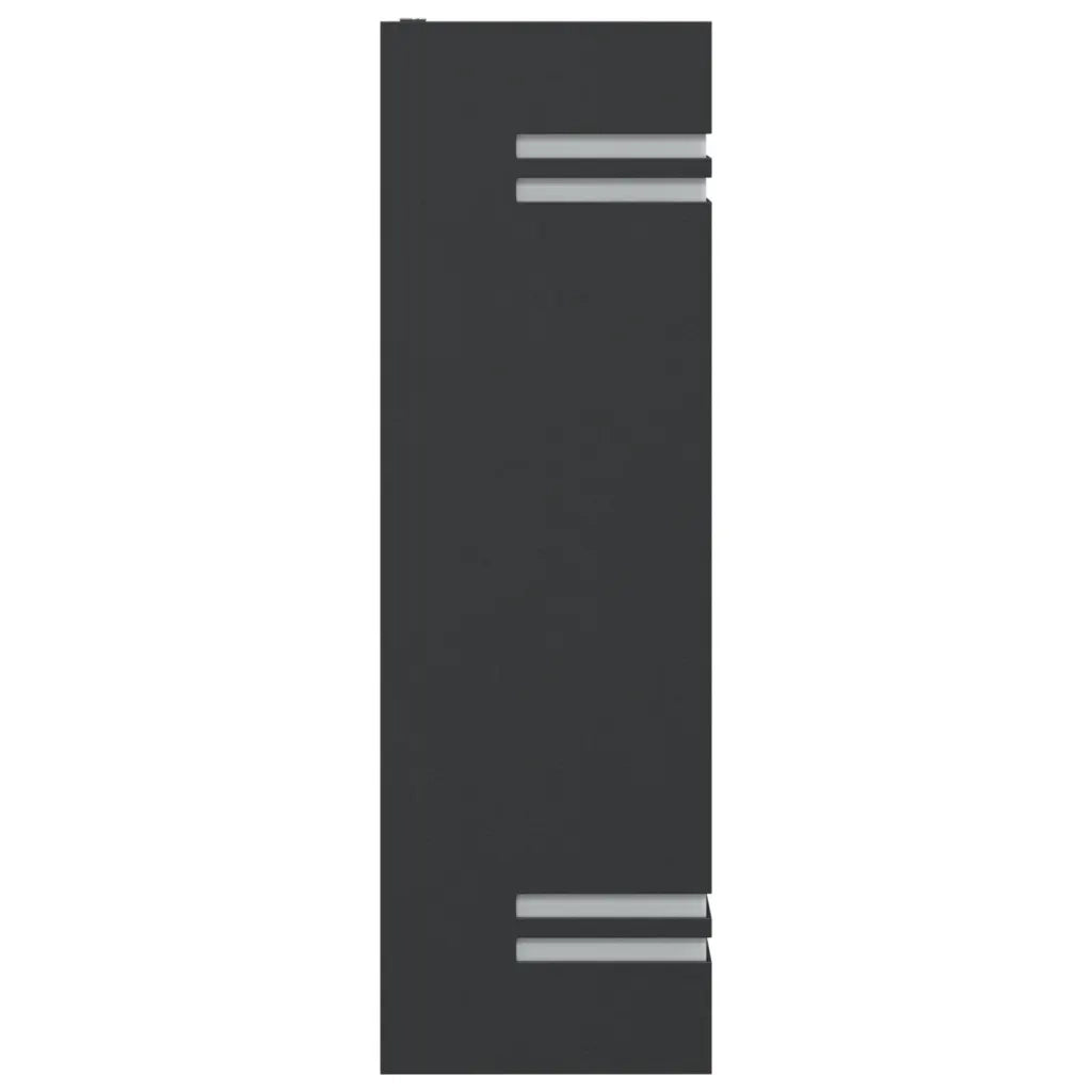 Applique da Esterno Nera in Acciaio Inossidabile CFW6306311