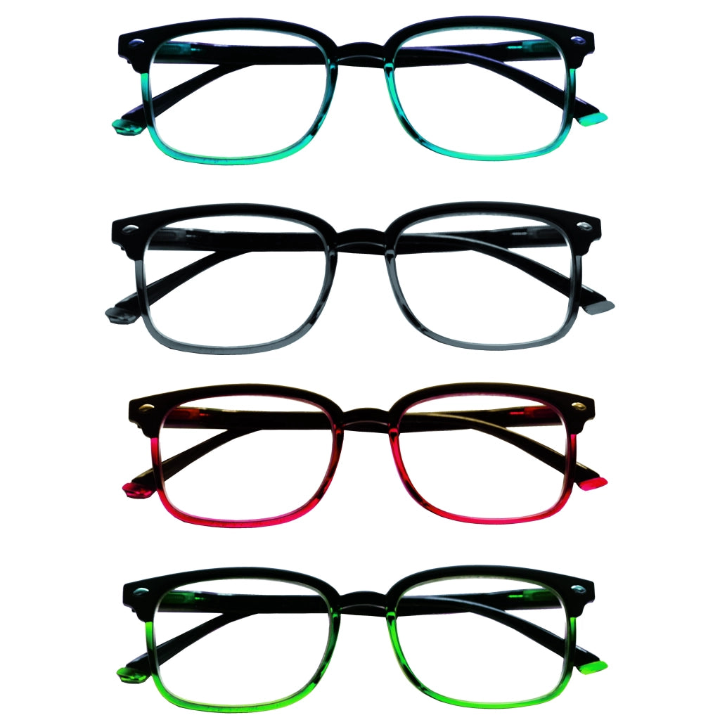 OCCHIALI DA VISTA GRADUATI 'KIT HAWAII' +2 nero-blu - CHARRO