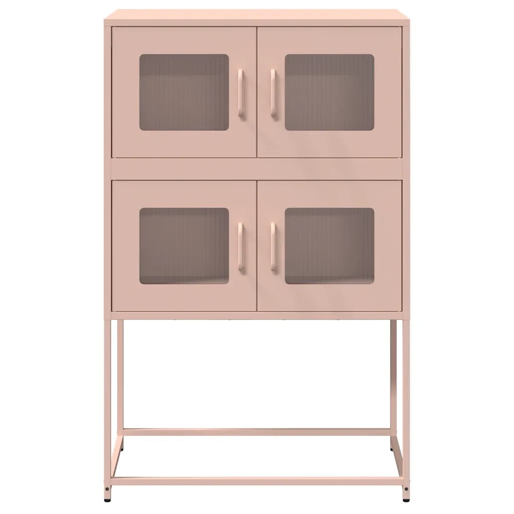 Credenza Rosa 68x39x107 cm in Acciaio 853345