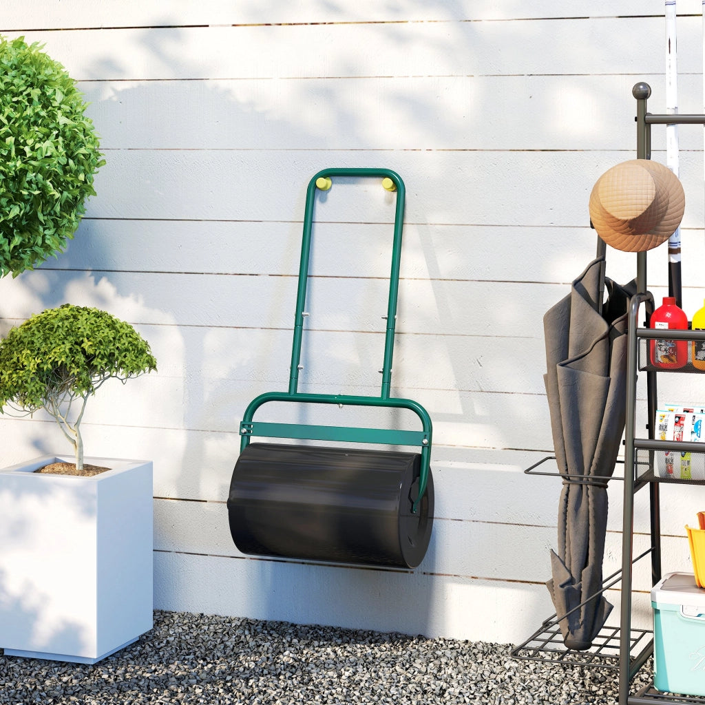 Rullo per Prato ¨C Zephmum ¨C 58x32.5x113 cm Verde Scuro Acciaio