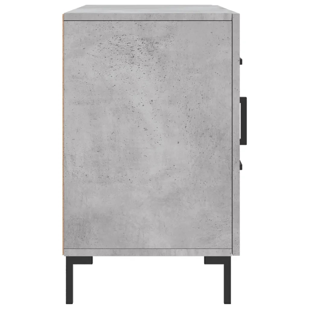 Credenza | Madia | Buffet da pranzo | Armadio da pranzo Grigio Cemento 100x36x60 cm in Legno Multistrato