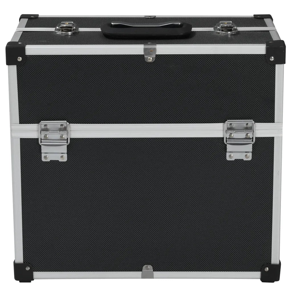 Valigetta per Attrezzi 38x22,5x34 cm Nera in Alluminio 91849