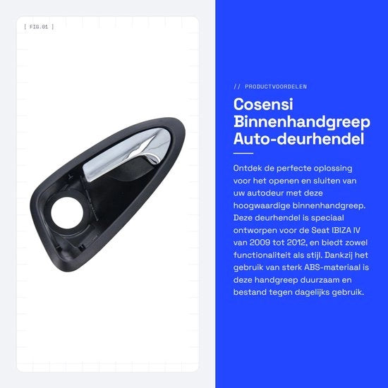 Maniglia di controllo professionale - Maniglia - Impugnatura - Prestazioni stabili - Materiale ABS di alta qualità - Installazione facile - Maniglia di controllo per interni