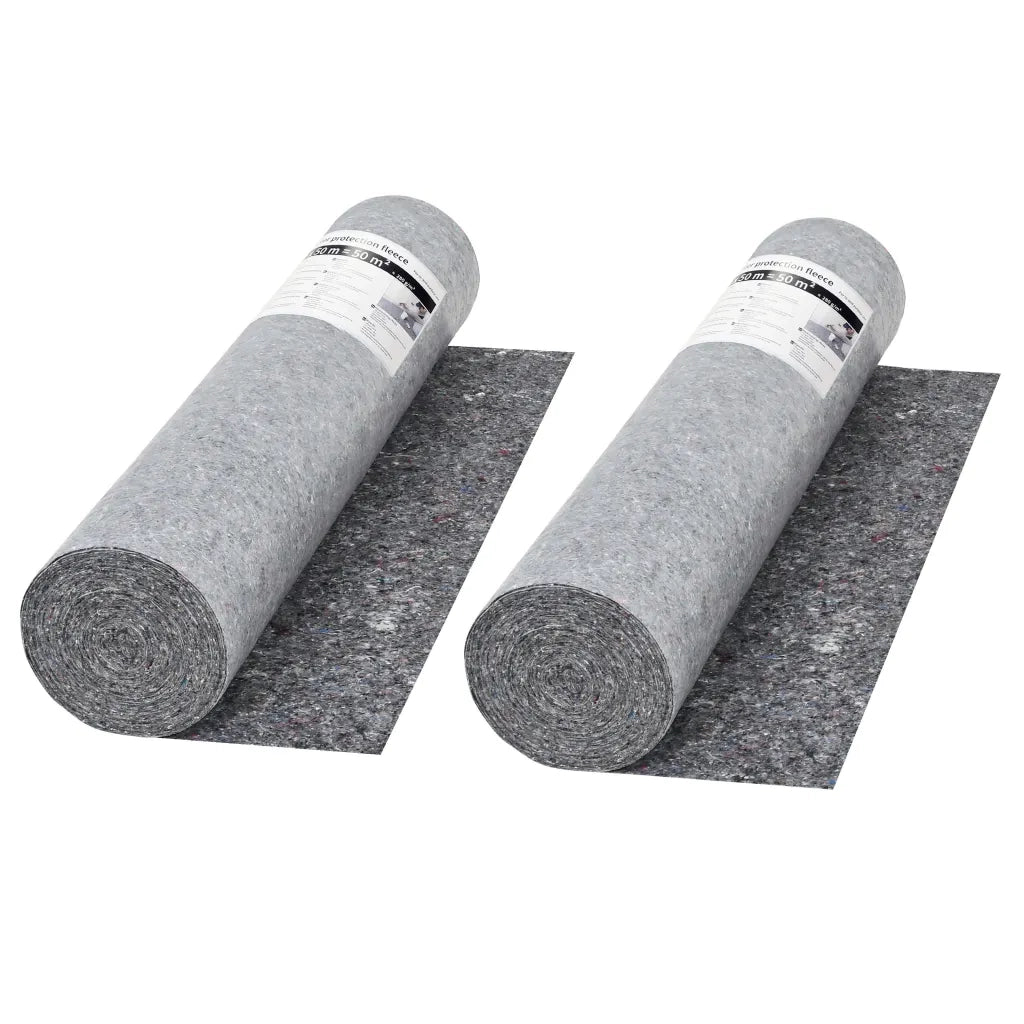 Telo Protettivo per Pittori Antiscivolo 2 pz 50m 280g/m² Grigio 142699