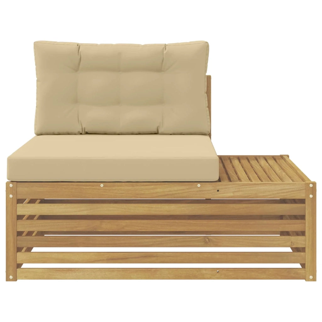 Divano da Esterno con cuscino-Divano da Giardino Bianco 115 x 83 x 73 cm 306551