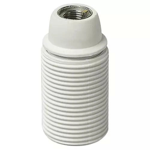 PORTALAMPADA E14 M10X1 CM/FIL BIANCO