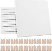 Set di pennelli per pittura 20 x 20 cm - Lotto da 12 - Struttura a spirale professionale - Pre-primito - 280 g/m² - Adatto per acrilico/ olio - Tovaglioli per pittura