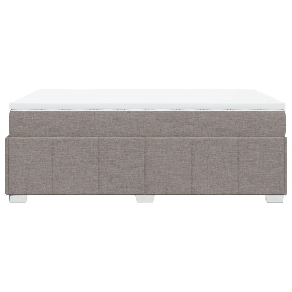 Giroletto a Molle con Materasso Tortora 120x200 cm in Tessuto 3285467