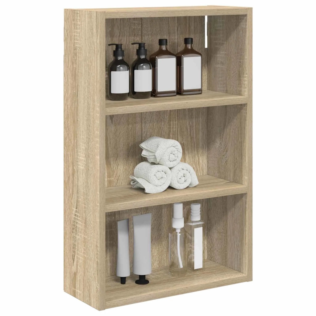Armadio da bagno a muro Rovere Sonoma 40 x 16 x 62,5 cm