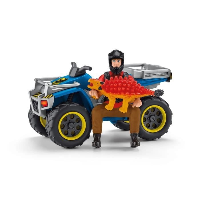 Schleich - Flight on Quad contro Velociraptor - 41466