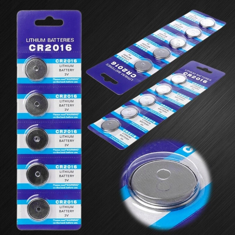 Batterie al Litio CR2016 3V – Energia Affidabile | 220 mAh, Ø 20 mm, H 1,6 mm