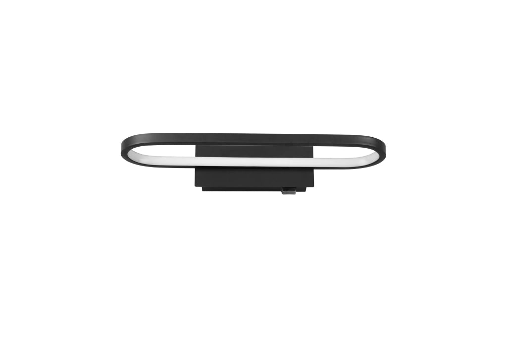 Applique da Interno a led in Metallo Nero Opaco