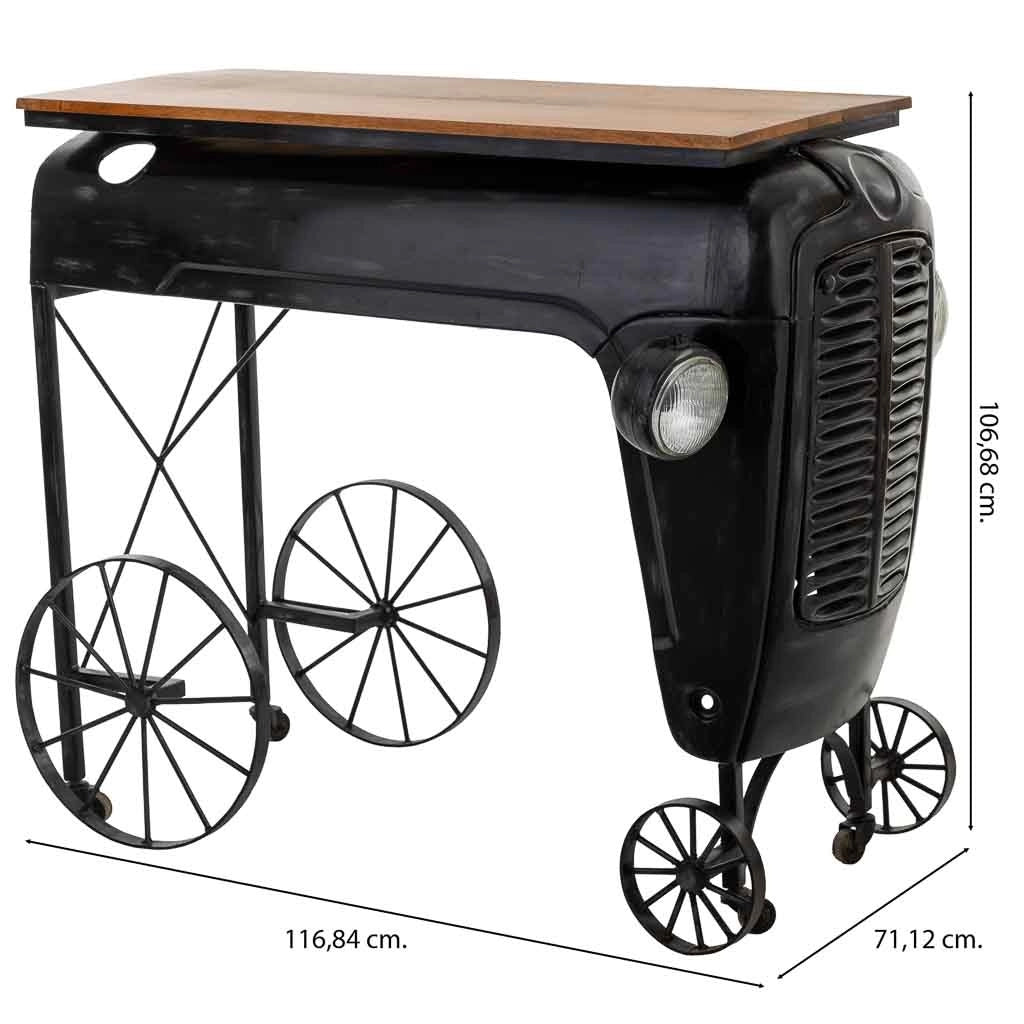 Mobile da ingresso con ruote 117x71x107h cm
