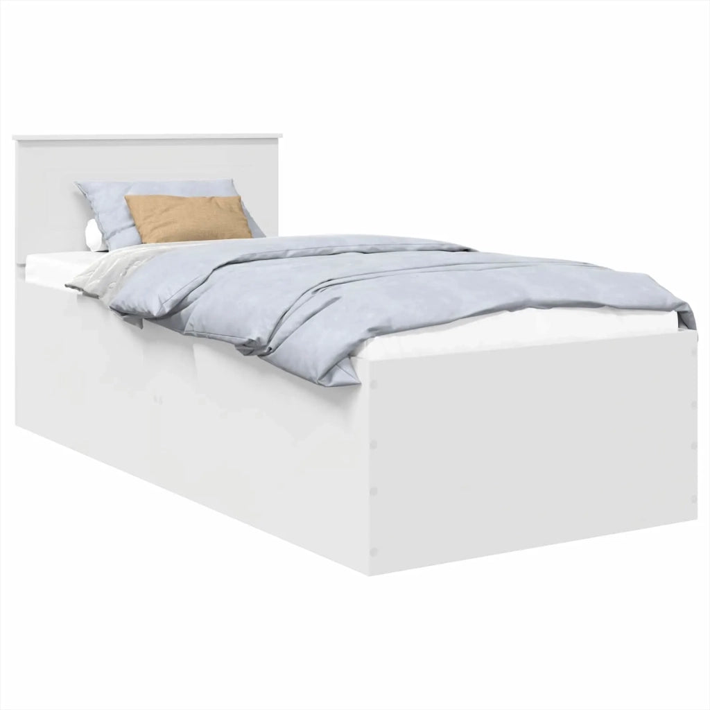 Struttura del letto Bianco 75 x 190 cm Legno multistrato 3408627