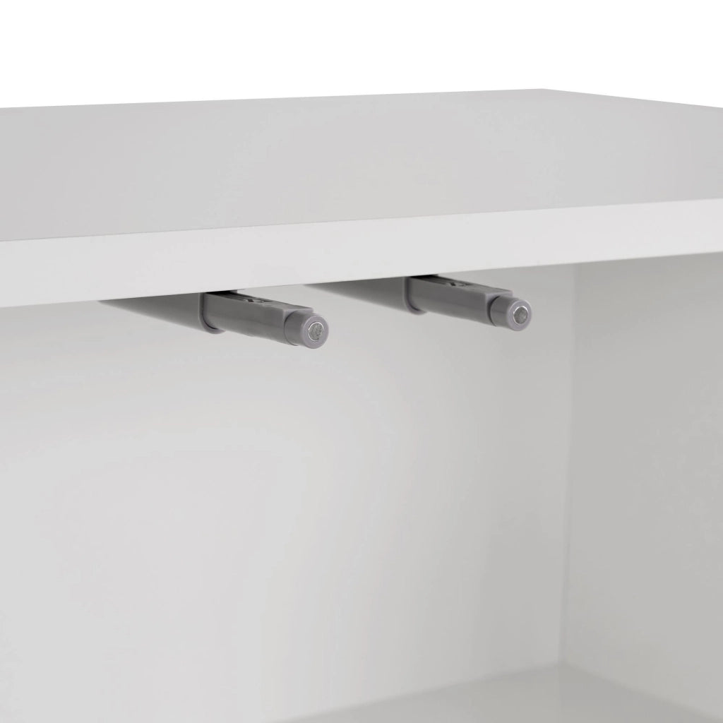 Credenza in legno "Arlen" - 180 x 45 x 80 cm - Bianco