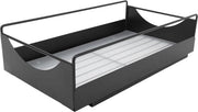 Organizzatore estensibile per armadi - 406 x 229 x 91 cm - pannelli estensibili - armadio cucina - soggiorno - organizzatore estensibile per contenitori - armadio casa - nero
