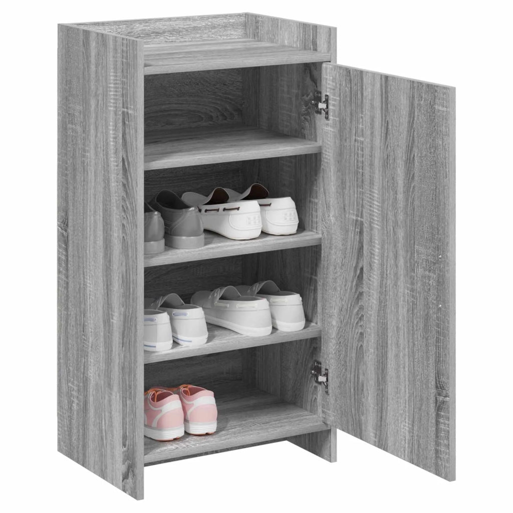 Mobile per scarpe con porta Sonoma grigio 48 x 36 x 92 cm 8011336