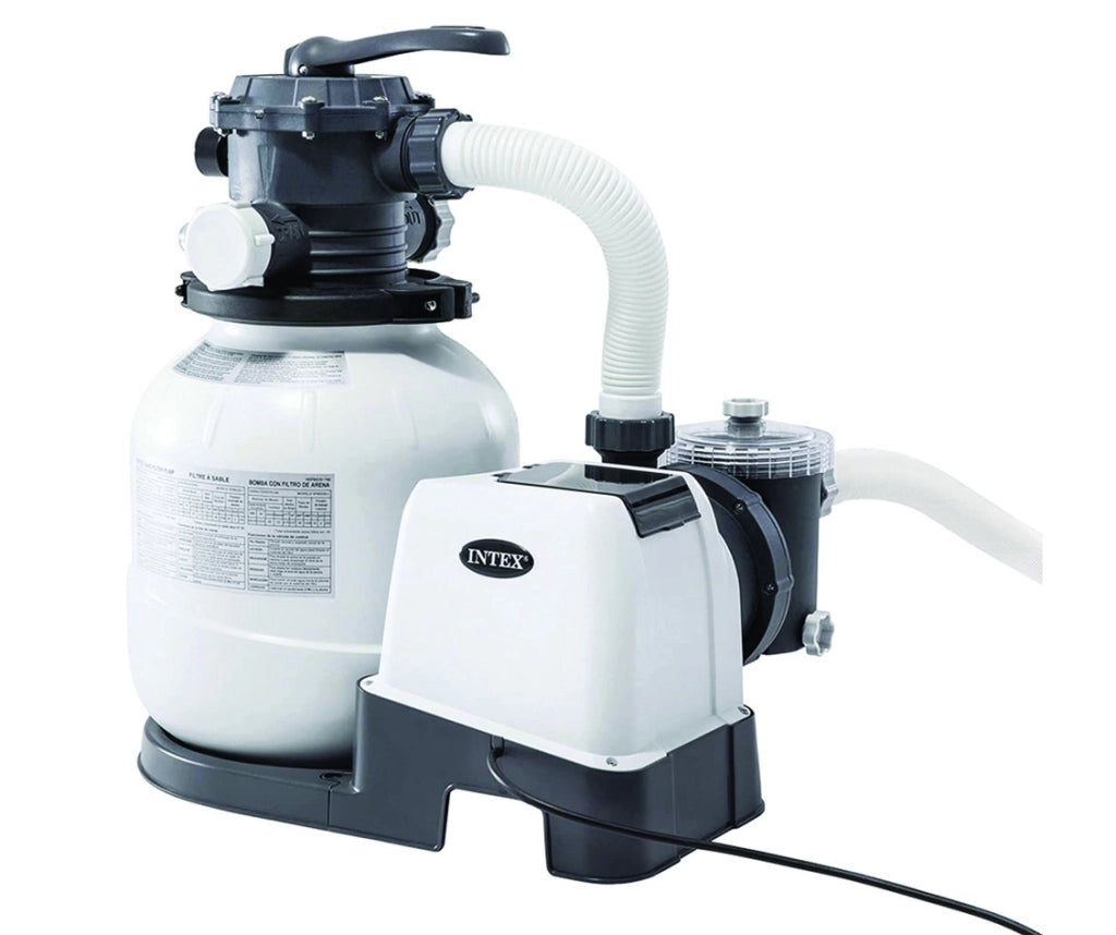 POMPA CON FILTRO A SABBIA PER PISCINE FINO A 45.420 LITRI  peso kg.18,10 (26646)    INTEX