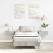 Struttura del letto Grigio cemento 203 x 93 x 25 cm 861051