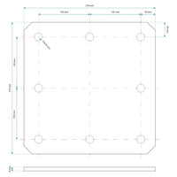 Gruetta per pick up idraulica max 500 kg girevole a 360° Mini gru di sollevamento