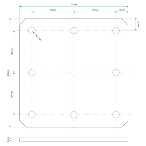 Gruetta per pick up idraulica max 500 kg girevole a 360° Mini gru di sollevamento