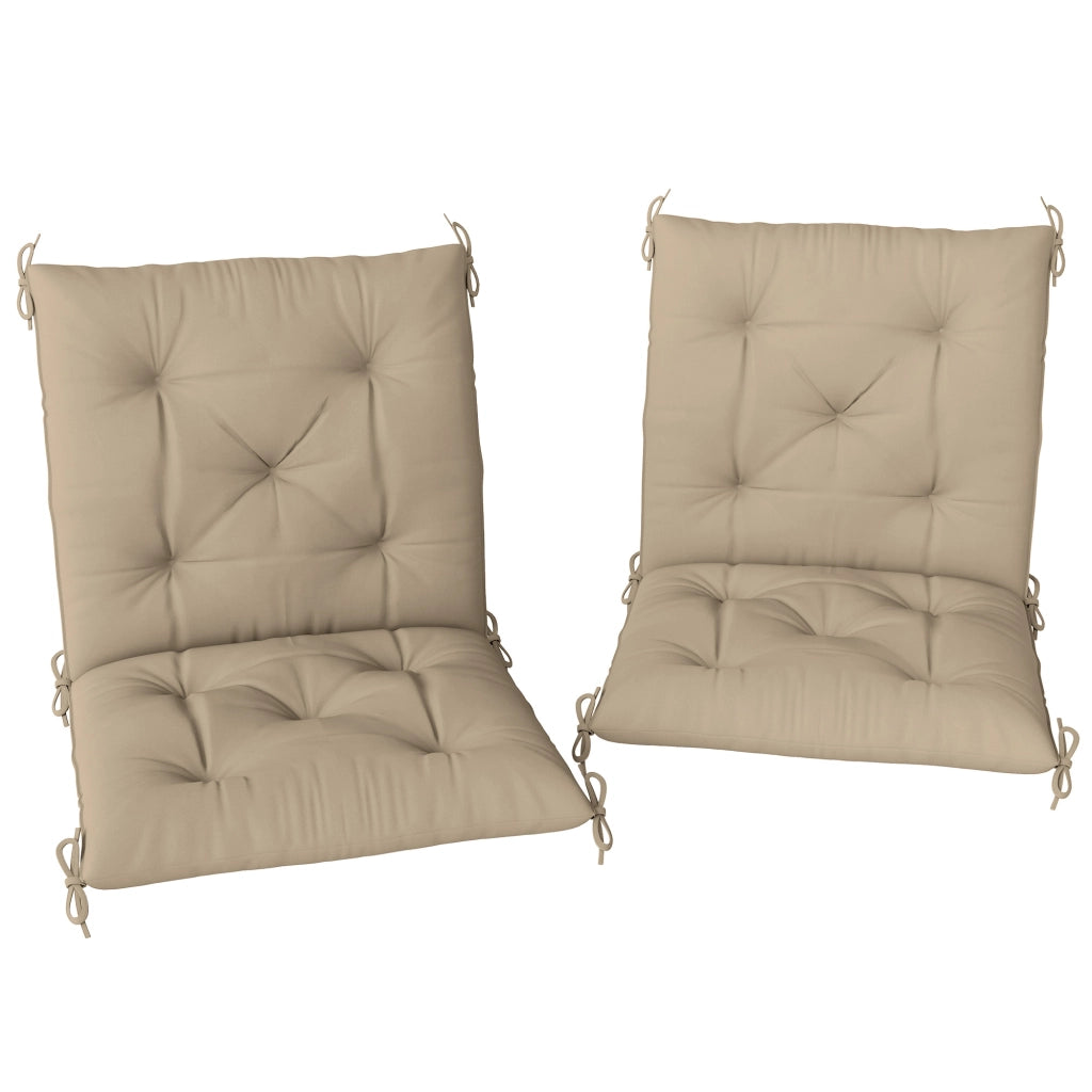 Cuscini per Sedie da Giardino ¨C Zephmum ¨C Beige 98x50x8 cm