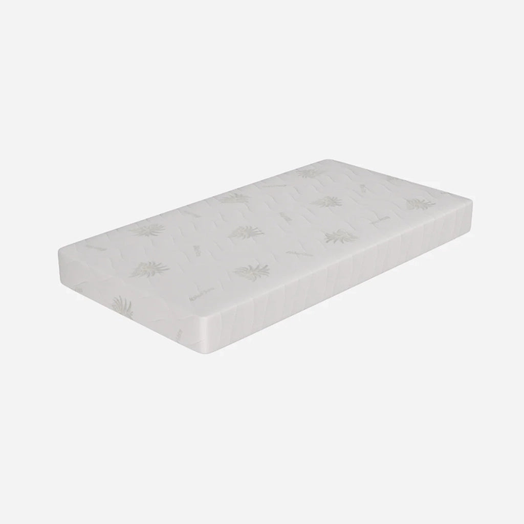 Materasso per Culla 60x140, alto 12 cm - Waterfoam, Sfoderabile, Rivestimento Aloe Vera | Lupin Baby