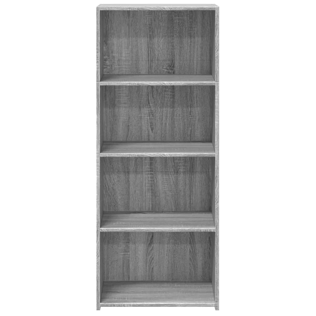 Buffet credenza cassettiera armadio mobile contenitore organizer cucina soggiorno salotto rovere Sonoma alto 50 x 41 x 124 cm legno ingegnerizzato grigio 02_0035370