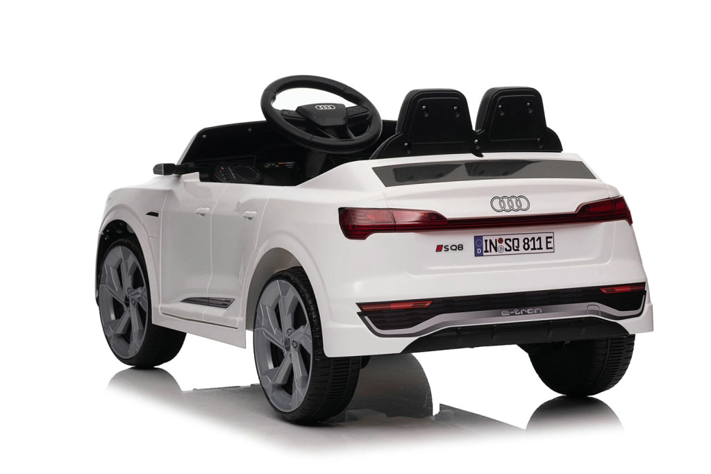 Macchina Elettrica per Bambini Licenza Ufficiale Audi SQ8 12V 4,5Ah Bianco
