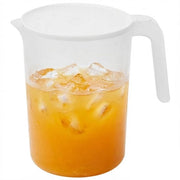 Bicchiere in Vetro da 2000 ml - Con Coperchio - Per Latte/Succo - Sostenibile - Lavabile a Mano - Bicchiere per Succo