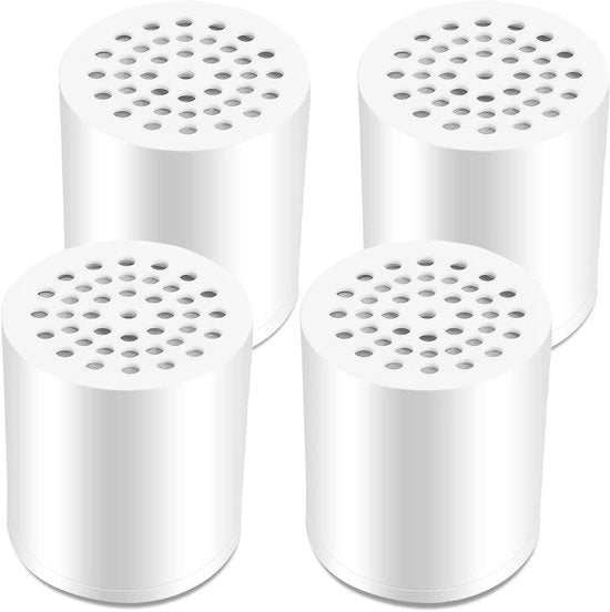 Filtro per doccia con 20 livelli, filtro per calcare per acqua dura, dispositivo per decalcificazione dell'acqua. Elimina cloro e metalli pesanti per una pelle e capelli saldi.