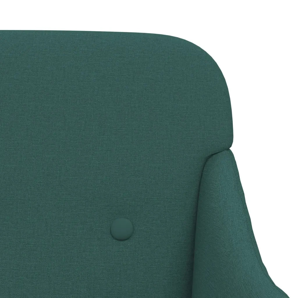 vidaXL Panca Verde Scuro 110x76x80 cm in Tessuto