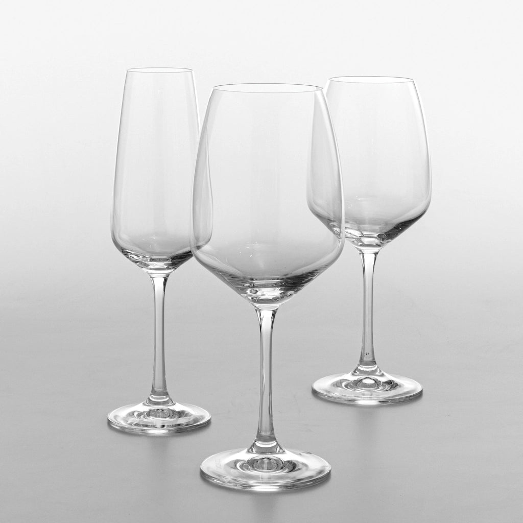 Scaligero Set 6 Calici per Vini Rossi Importanti in Vetro Sonoro Superiore 55 cl - Design Elegante per Degustazione Professionale e Domestica